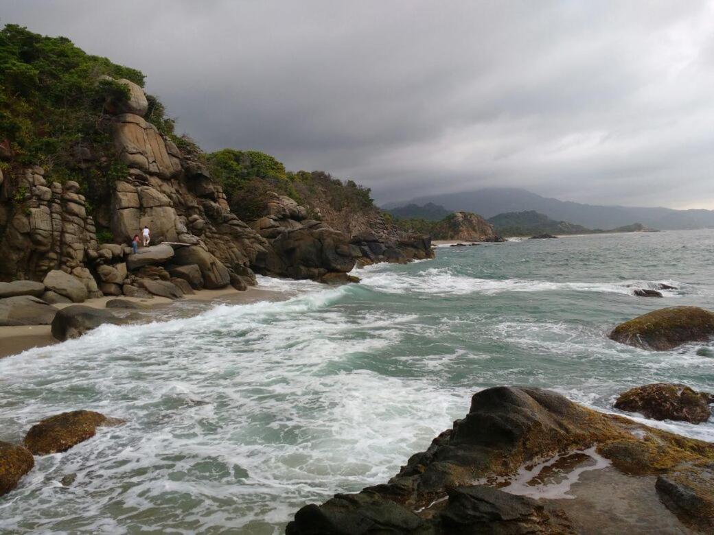 Camping Castilletes Parque Tayrona Bed & Breakfast Ел Заино Екстериор снимка